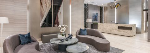 Interior of a lobby