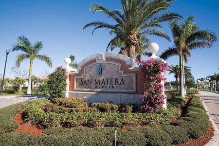 San Matera Entry Sign