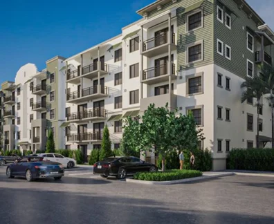 Exterior of multi-family condo