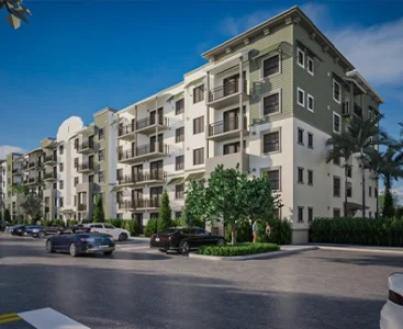 Exterior of multi-family condo